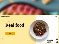 Real food concept