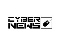 Логотип для журнала про кибер-спорт "CYBER NEWS"