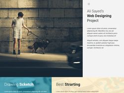 Landing page Alisayed design
