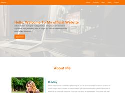 Landing page Blog