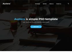 Landing page Austera