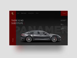 Концепт сайта для Porsche