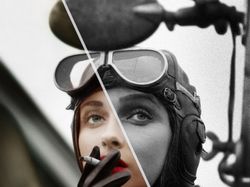Раскрашивание чёрно-белых фотографий. Качественно.