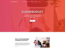 Верстка продвинутого макета CloudBudget