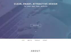 Сайт-портфолио дизайна логотипов и др