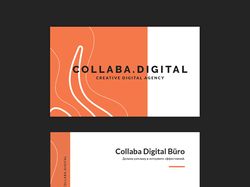 Дизайн визитки для Digital-Студии