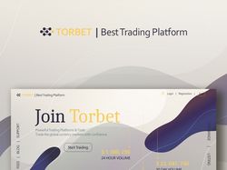 Логотип  и дизайн сайта трейдинговой платформы