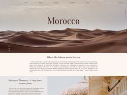 Landing Page of Morocco