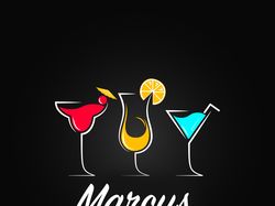 Логотип для караоке-бара "Marcus"