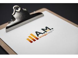 Разработка логотипа для агентства A.M. Groups.