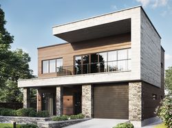 Архитектурный проект жилого дома + дизайн фасада