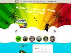 Верстка для Kalonji Tours & Taxi Martinique