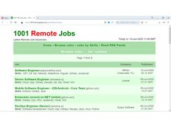 034 - 1001 Remote Jobs веб-сайт