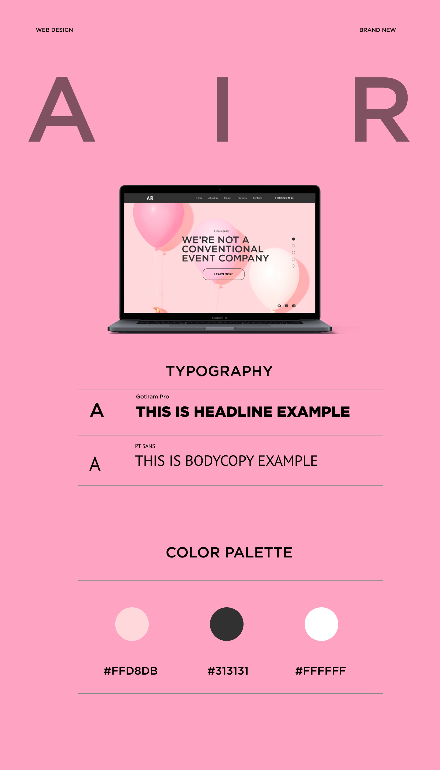 Event agency concept