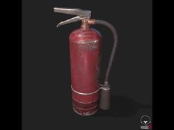 Fire extinguisher for game industry