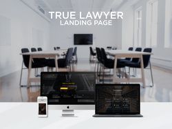 Дизайн концепт для адвокатского бюро "True Lawyer"