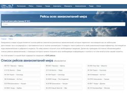 Реализация API данных по перелетам.