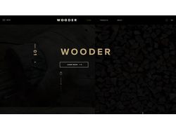 Landing page. Wooder