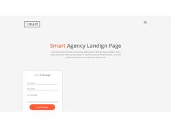 Landing page. Smart