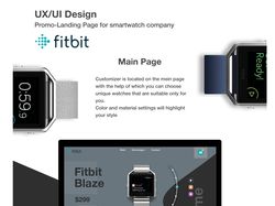 Landing Smartwatch UX/UI Design