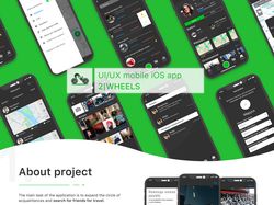 UI/UX mobile iOS app for bikers 2|WHEELS