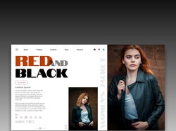 red and black