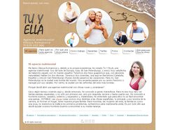 Сайт брачного агенства "Tu Y Ella" (Испания)