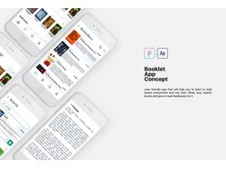 Booklet App Concept