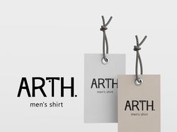 Логотип для магазина мужских рубашек ARTH