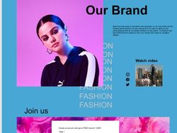 Обновление дизайна сайта Puma.