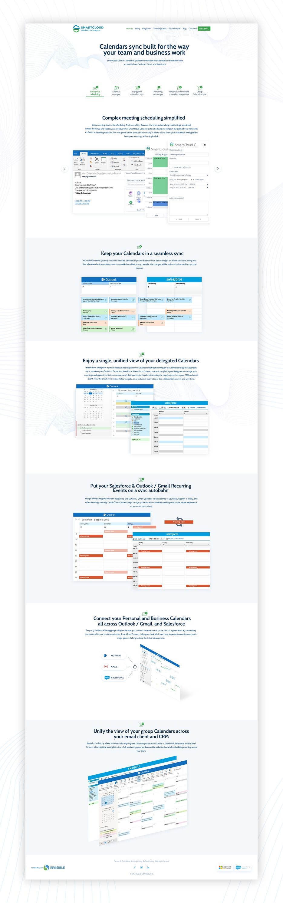 SmartCloud calendar page.png
