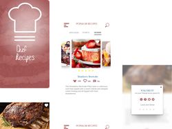 Дизайн веб-приложения кулинарных рецептов