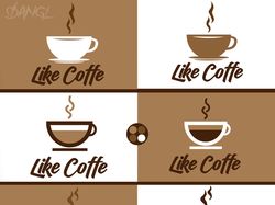 Логотип для кофейни "Like Coffe"