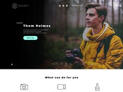 Лендинг для фотографа