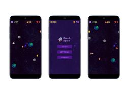 Дизайн игры Speed of Space для Android и iOS
