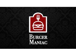 Логотип "Burger Maniac"