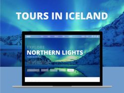 Design for Tourist Site (Tours in Iceland)