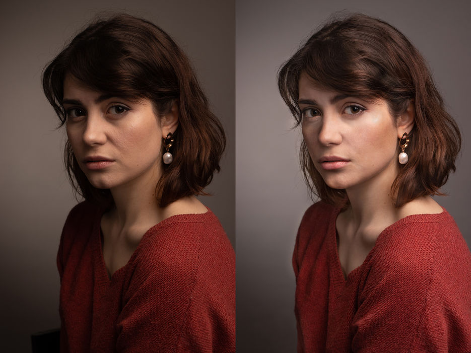 Обработка фото до и после фото