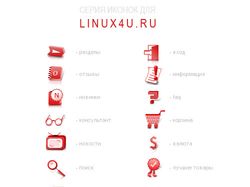 Linux4u.ru - Серия иконок