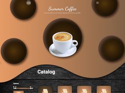 Адаптивная верстка сайта "Summer Coffee"