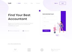 Landing Page для бухгалтерской компании