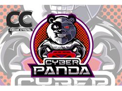 ЛОГОТИП - Cyber Panda - Компьютерный клуб