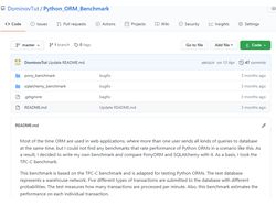 Python ORM Benchmark
