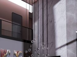 3d визуализация  кухни и обеденной зоны