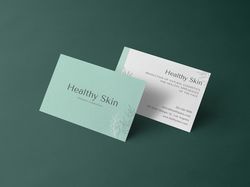 Визитная карточка для Компаний "Healthy Skin"
