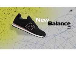 Лендинг для представления обуви New Balance