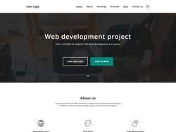 Адаптивный Landing Page web development project