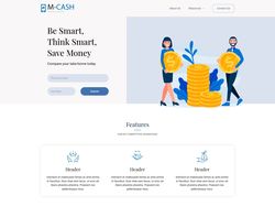 Адаптивный Сайт M-Cash.