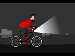 Анимация велосипед