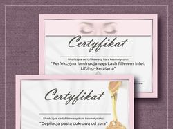 Дизайн сертификата для salon depilacji "LiluSpa"